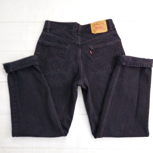 Levi's Denim - Vintage 90's Levi's 550 High Rise Black Jeans